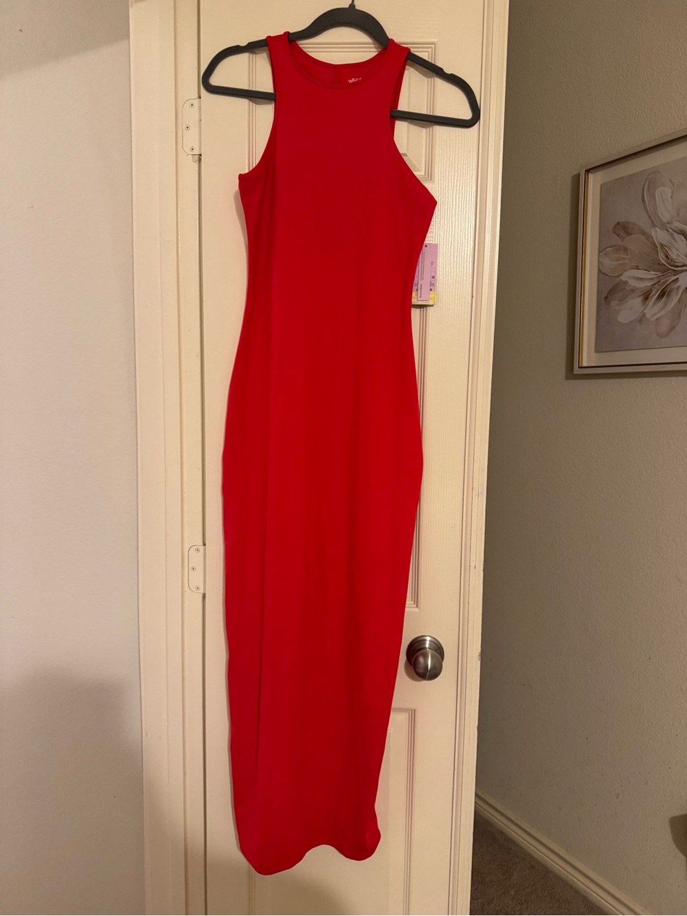 wild fable Red Sleeveless Bodycon Maxi Dress